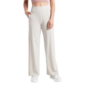 Athleta Beige Cosmic Pants High Rise Wide Leg Pull On Plus Size Athleisure 24